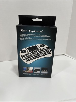 Riitek World's Most Mini Handheld Wireless Keyboard Mouse Open BOX