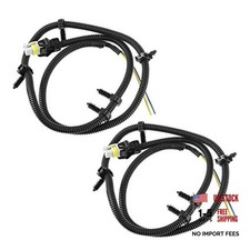 2 Pcs ABS Wheel Speed Sensor Wiring Harness Rear Left Right 10340314 10340316