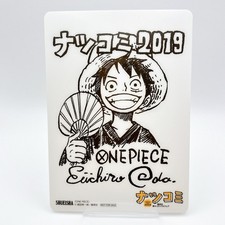 One Piece Luffy Natsukomi Clear Card Jump Jap...