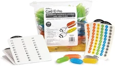 Cord ID Pro Cord and Cable Identification System, 100 Count Bag, Assorted Colors