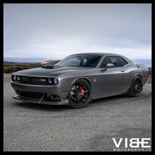 20 Ferrada Fr2 Black Concave Wheels Rims Fits Dodge Challenger Rt Se