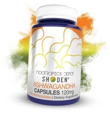 Shoden Ashwagandha Extract Capsules  120mg  30 Count  30 Count Pack of 1 