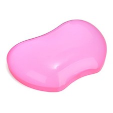 Silicone Gel Mouse Wrist Rest Plus 4.8 x 3.2 inches, Pink Pad Single