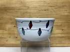 Homer Laughlin Fiesta Ware Christmas Lights Gusto Cereal Ice Cream Bowl