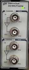 Stanford Research Systems SRS SIM914 Dual 350MHz PreAmplifier