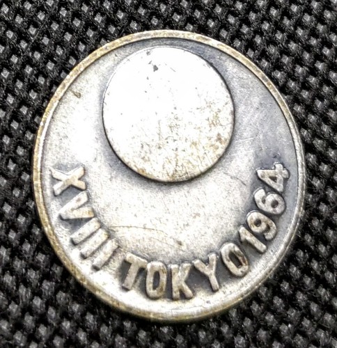 1964 Japan TOKYO OLYMPIC GAMES Commemorative Small Medal, No Case Φ 22 - Picture 4 of 7