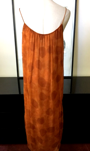 Vintage Galanos Amelia graues Kleid Gr. S? Beverly Hills 3 Schichten Seidentuch - Bild 6 von 7