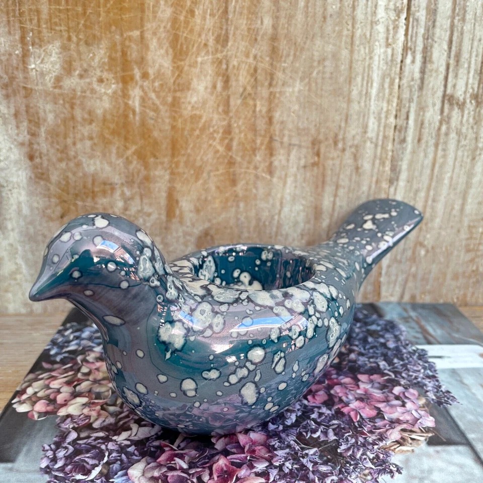 Emma Bridgewater Blue Lustre Dove Bird Candle  Tealight Holder 1st & NEW gift - Image 4 of 4