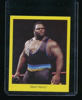 1999 Cardinal WWF WWE Mark Henry wrestling card centered mint