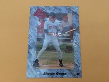 SHAWN GREEN AUTOGRAPHED 1991 CLASSIC BASEBALL CARD TORONTO BLUE JAYS ROOKIE CARD