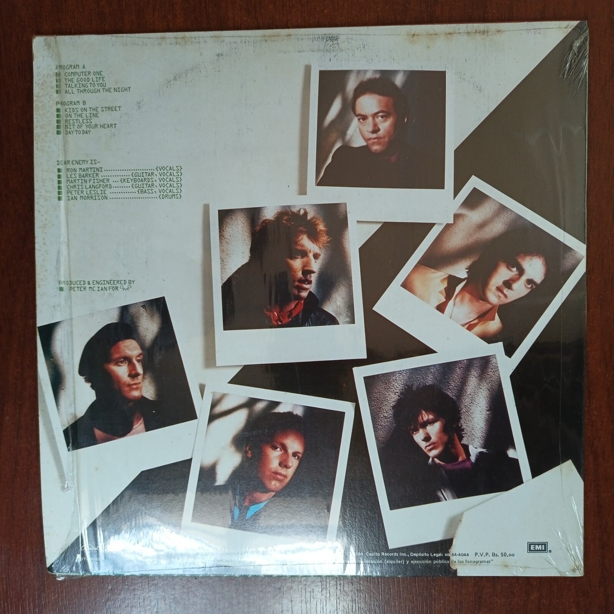 Dear Enemy – Ransom Note [1984] Vinyl LP New Wave Pop Rock Rare 