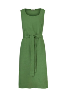 knee length dresses for ladies MASAI MaNOKOLO LINEN DRESS