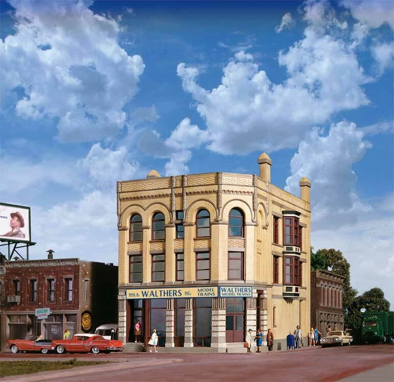 Walthers Cornerstone HO Scale Building Structure Walthers Water Street Store