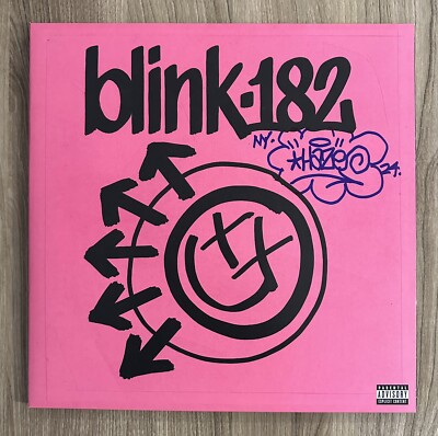 Authentic Blink-182 SIGNED ERIC HAZE Vinyl Record One More Time
