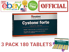 Cystone Forte Bio Himalaya OFFICIAL USA 3 Pack 180 Tablets Kidney Stone