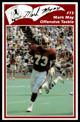 1986 Washington Redskins Police Frito Lay MARK MAY #10 - FREE Ship!