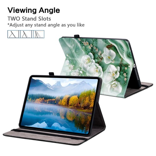 For Lenovo Tab M11 M10 M9 M8 M7 P11 Case Pattern Leather Flip Folio Stand Cover - Picture 33 of 73