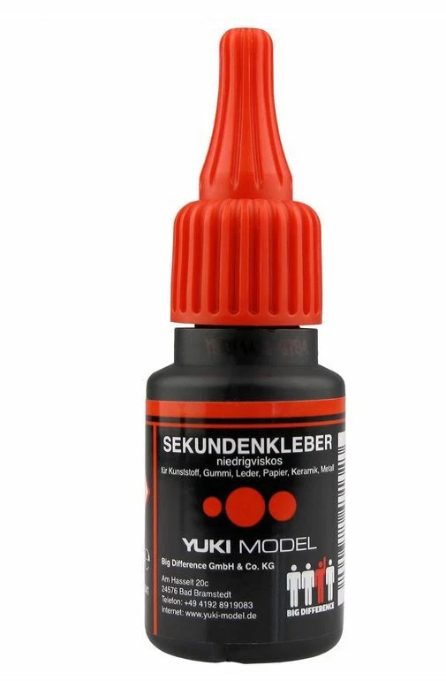 Sekundenkleber • Nadel-Verschluss • 20g • dünnflüssig (245€ pro 1 KG)