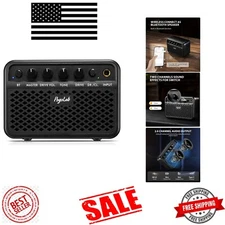 Versatile Mini Guitar Amp with Bluetooth: Ideal for Daily Practice Anywhere