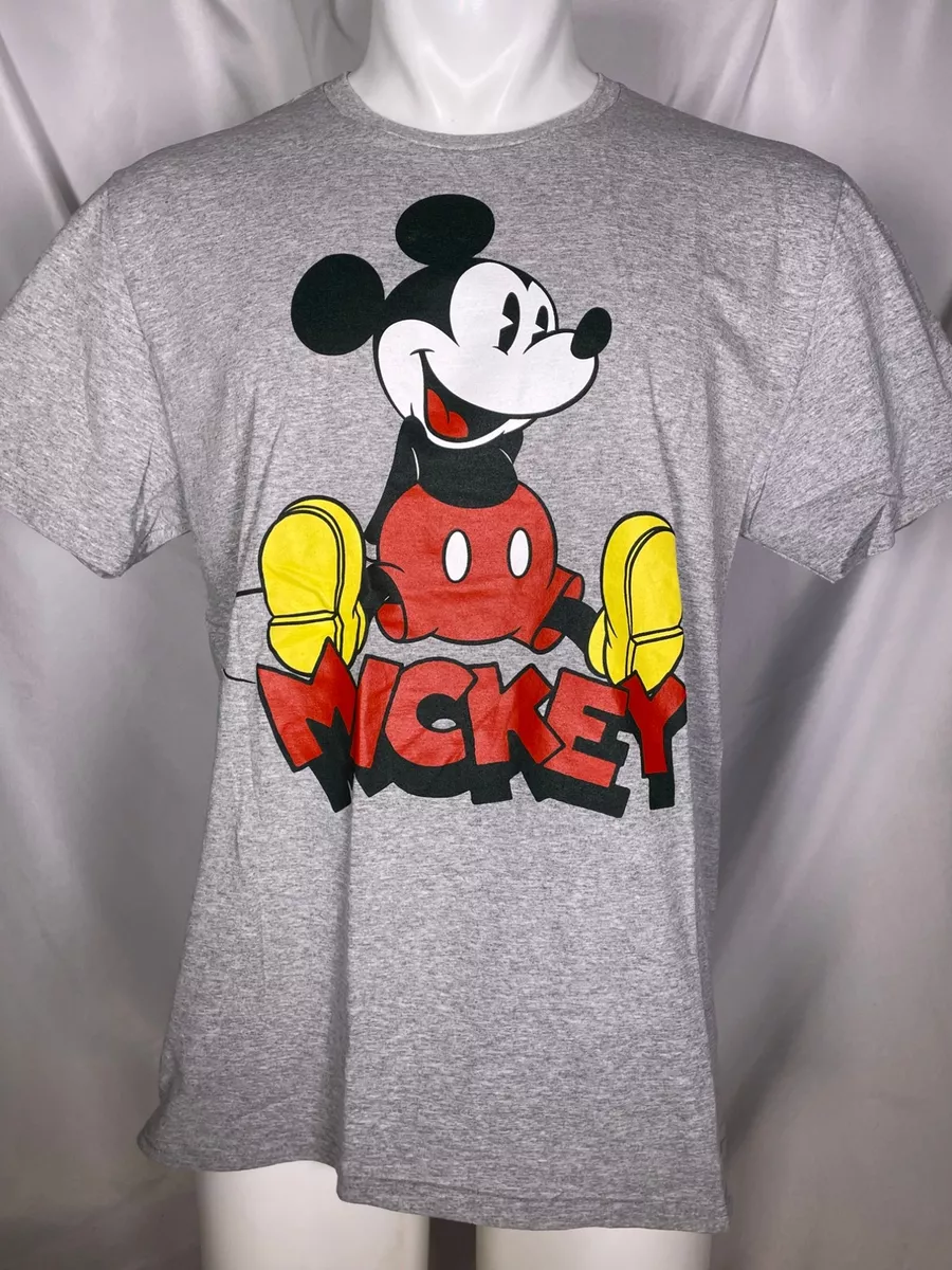Grey mickey store mouse shirt