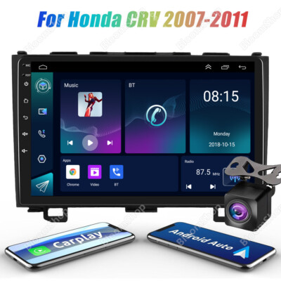 4+64GB For Honda CRV 2007-2011 Android 15 Car Stereo GPS Navi WiFi Carplay Radio