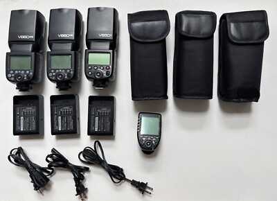 [Used - Excellent] Godox 3 Light Flash Kit for Sony - V860IIS & V850II