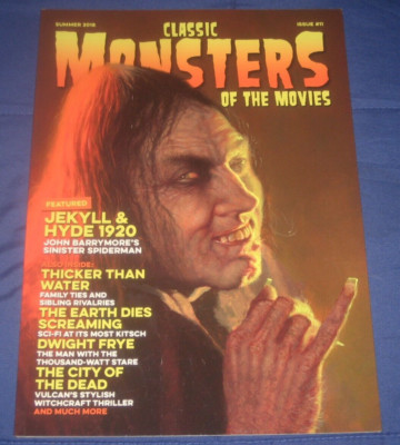 CLASSIC MONSTERS OF THE MOVIES  #11     JEKYLL & HYDE   NEAR MINT