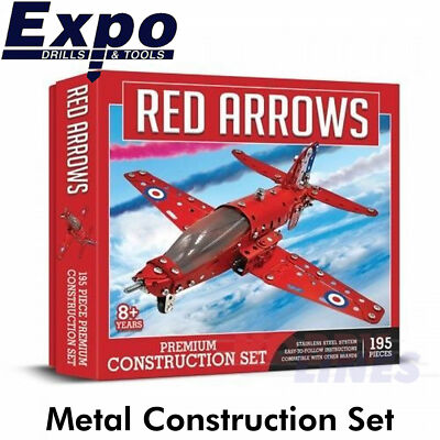 RED ARROWS HAWK FAST JET Edelstahl Bausatz 201-teilig Metallbausatz