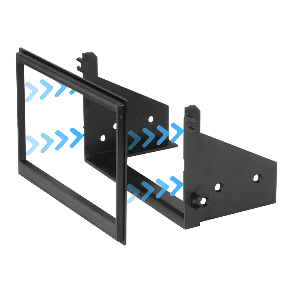 WIKIBB For Mazda Miata NA Double Din Head Unit Bezel, 2DIN Frame, Fits 7" Atoto Radio