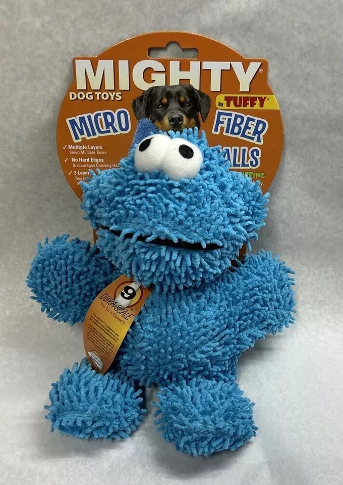 Tuffy Mighty Micro Fibra Bola Monstruo Perro Chirrido Juguete Duradero Flotadores M-L 🐶 Foto 2 de 4