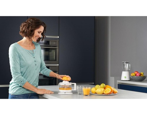 Braun Electric Citrus Fruit Juicer Press Squeezer 350ml CJ3000 - White - Bild 3 von 3