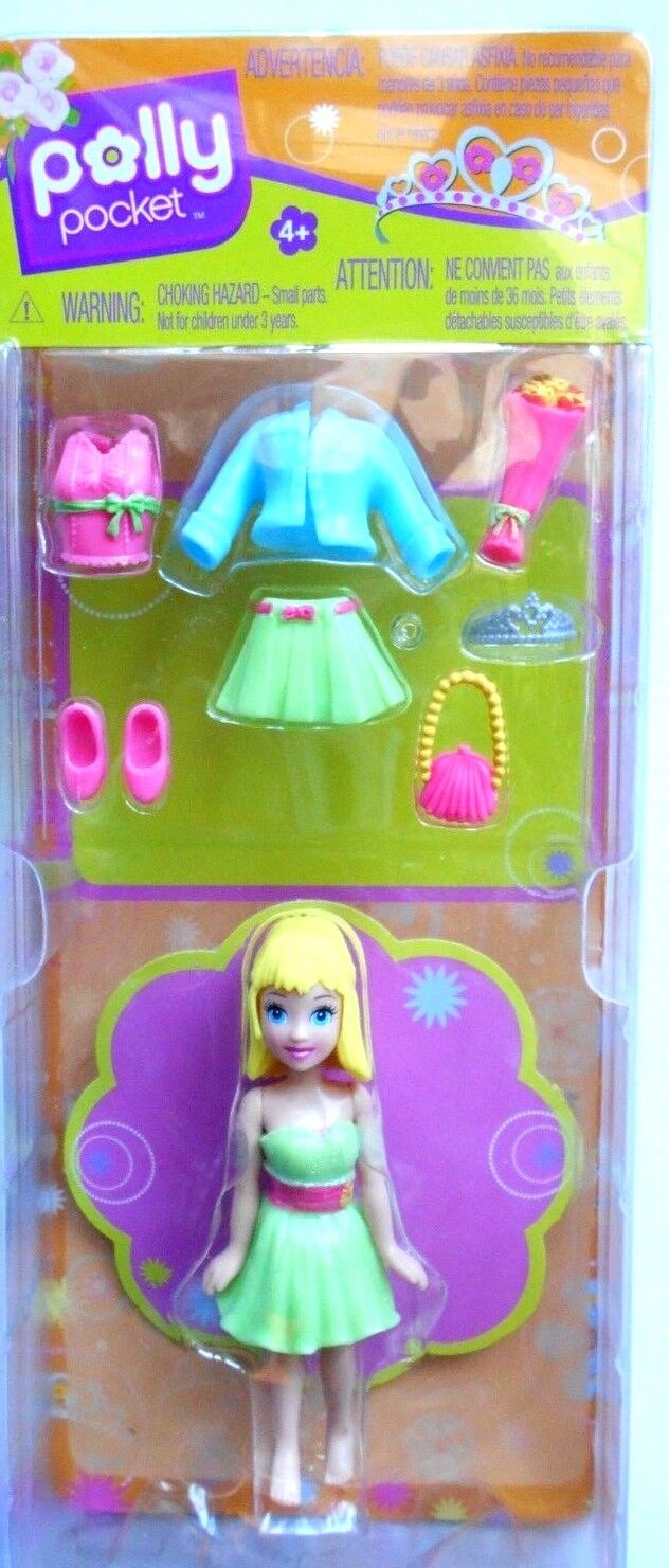 Boneca - Polly Pocket - Conjunto de Looks Verde - MATTEL