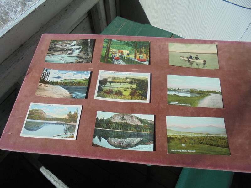 9 VINTAGE POSTCARDS NORTH CONWAY AND MT WASH VALLEY CONWAY & ECHO LAKES DIANAS