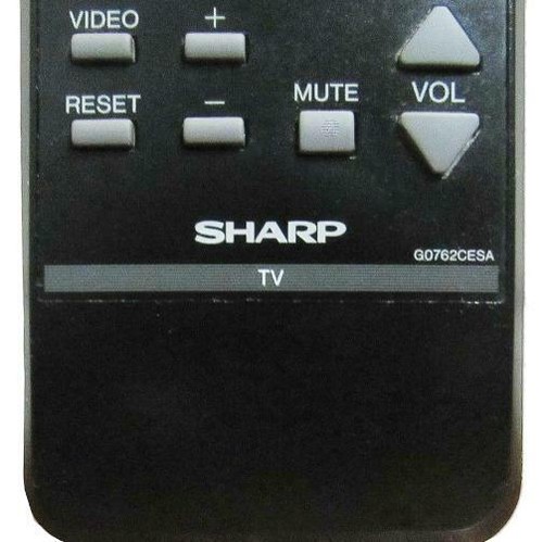Sharp G0762CESA Factory Original TV Remote 20SV640, 20VS620, 19SB620, 20SV60 - Picture 2 of 7