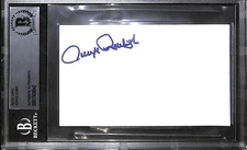 JORGE RUBIO SIGNED AUTO'D INDEX CARD IC BAS COA CALIFORNIA ANGELS MEX RARE