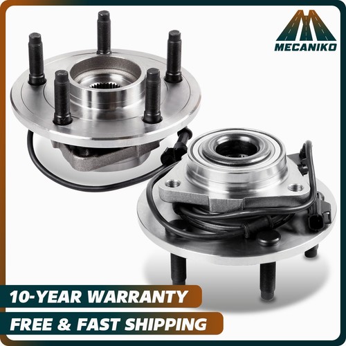 4WD) Front Wheel Hub Bearing Assembly Replacement for 2003 2004 2005 Dodge Ram 2500, 2003-2005