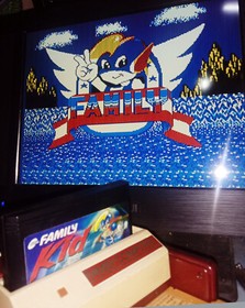 NES Famicom Nintendo "FAMILY KID" FAMICOM MAN HERO EXTRA RARE!! FC JAPAN JP