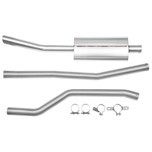 Triumph TR5 TR6 TR250 Exhaust System Big bore Single box Stainless Steel PXS5201 - Picture 1 of 4
