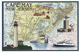 Cape May Nautical Chart