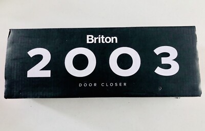 BRITON 2003.ses OVERHEAD DOOR CLOSSER Fixed Power SIZE EN 3 Fire Tested - Silver
