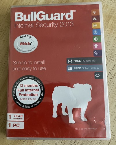 Bullguard Internet Security Version 9 - 3 Devices CD Version New Sealed 2013 - 第 1/2 張圖片