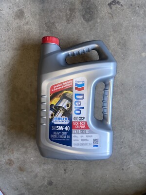 Chevron Delo 400 XSP Synthetic 5W-40 Heavy Duty Diesel Motor Oil, 1 Gallon