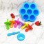 thumbnail 8 - 7-Holes Form ice Cream Molds Cube Maker Kids Candy Bar Silicone Ice Pop Mould