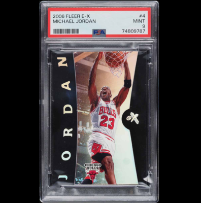 2006 NBA Fleer E-X Michael Jordan #4 PSA 9 MINT | eBay
