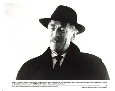 Max von Sydow 1993 Movie Photo 8x10 Needful Things Press Portrait   *P90b