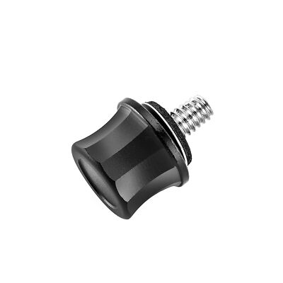 Black Billet Aluminum Rear Fender Seat Rack Bolt For Harley Black Rear Fender Seat Rack Knurled Bolt For Harley Touring, Softail & Dyna Models – Billet Aluminum Harley Seat Bolt - Foto 9