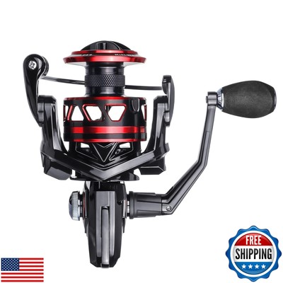 RUNCL Titan II Spinning Reel, Full Metal Body, Max Drag 44LB, 9+1 Shielded BB