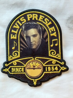 Elvis Presley Aufnäher Elvis The King Patches Zum Annähen/aufbügeln L Rocker Kutten Aufbügler