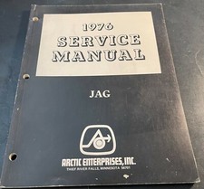 1976 ARCTIC CAT SNOWMOBILE JAG SERVICE MANUAL P/N 0153-089 230