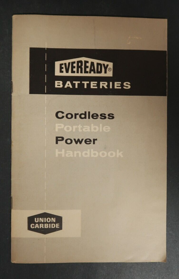 1964 Eveready Batteries Portable Power Handbook with Magazine Booklet-image